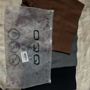 Women's Bike Shorts - Brown, Gray, and Black
